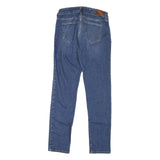 WRANGLER Womens Regular Fit Blue Denim Zip Jeans W28 L30 Classic Straight