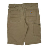 Carhartt Carpenter Shorts - 34W 11L Khaki Cotton