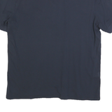 LACOSTE Mens Blue & White Button-Down Collar Short Sleeve Polo Shirt M Cotton