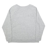 LEVI'S Womens Grey Sweatshirt Crew Neck 2XL Cotton Blend Logo Pullover
