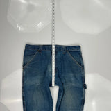 Wrangler Carpenter Jeans - 35W 30L Blue Cotton