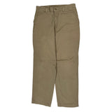 Carhartt Trousers - 33W 32L Khaki Cotton