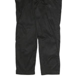 NAUTICA Mens Cotton Blend Black Regular Zip Trousers W36 L26 Classic Straight