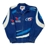 Mark Martin Valvoline Racing Nascar Track Jacket - Medium Blue Cotton