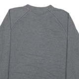 FILA Mens Grey Cotton Blend Crew Neck M Sweatshirt Logo Embroidered Casual