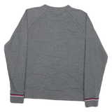 FILA Mens Grey Cotton Blend Crew Neck M Sweatshirt Logo Embroidered Casual