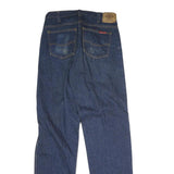 DICKIES Mens Jeans Blue Regular Straight Denim Medium W30 L34 Workwear Zip Fly
