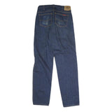 DICKIES Mens Jeans Blue Regular Straight Denim Medium W30 L34 Workwear Zip Fly