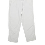 MCKINNEY Womens White Regular Fit Straight Polyamide Trousers W26 L32 Casual