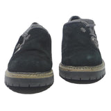 TAXI Womens Black Synthetic Lace-Up Shoes UK 7 Casual Comfortable Stylish