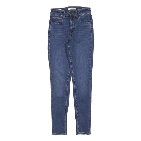 LEVI'S 721 BIG E Womens Slim Skinny Denim Raw W24 L28 Classic Cotton Blend Jeans