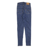 LEVI'S 721 BIG E Womens Slim Skinny Denim Raw W24 L28 Classic Cotton Blend Jeans