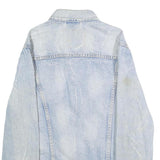 LEVI'S Mens Blue Denim Button Cotton Jacket S Classic Casual Vintage Style