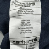 Woodworking Carhartt Graphic T-Shirt - Large Navy Cotton