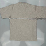 Unbranded Single Stitch T-Shirt - Large Gray Cotton
