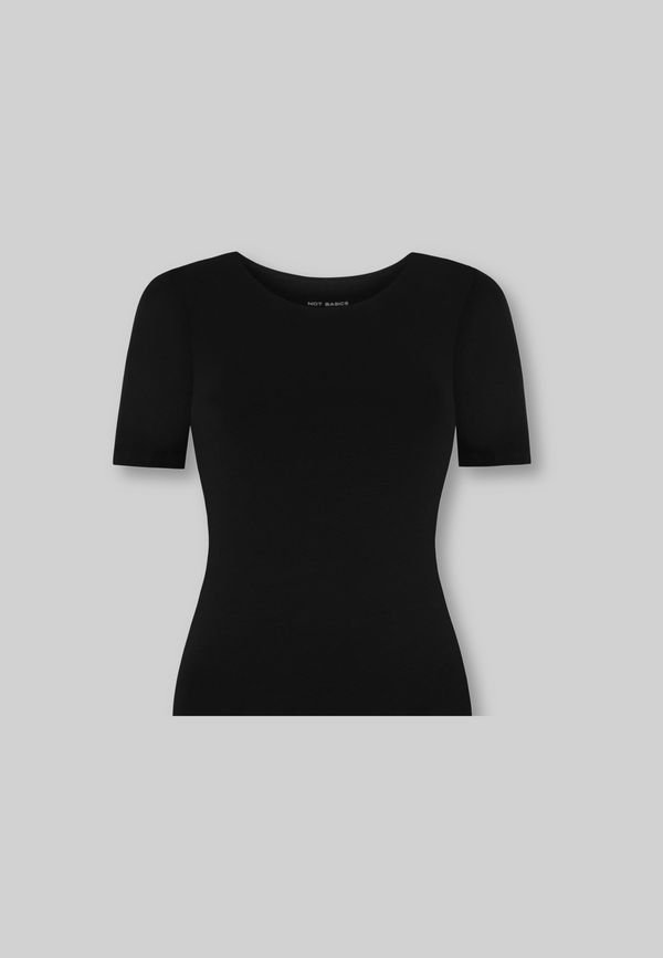 Organic Cotton Crew T-Shirt, Black
