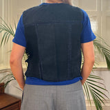 Dress Waistcoat - Medium Navy Suede