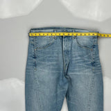 Levis Denim Shorts - 34W 12L Light Wash Cotton