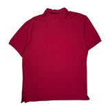 Chaps Ralph Lauren Polo Shirt - Large Red Cotton