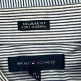 Tommy Hilfiger Striped Shirt - XL Black & White Cotton