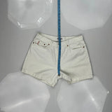 Guess Denim Shorts - 30W US 6 White Cotton