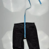 Calvin Klein Jeans Cord Trousers - 30″ Waist Black Cotton