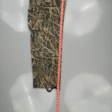 Mossy Oak Camo Cargo Trousers - Mediumw 30L Khaki Cotton Blend
