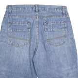 VAN VAAN Mens Denim Blue Cotton Blend Casual Shorts L W32 Relaxed Fit