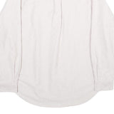 RALPH LAUREN Mens White & Pink Pinstripe Shirt L Classic Fit Button Down Collar