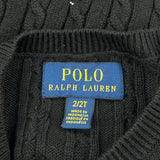 Age 1.5 Polo By Ralph Lauren Cardigan - 2XS Black Cotton
