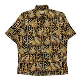 Tori Richard Floral Hawaiian Shirt - Small Black Cotton