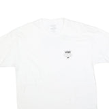 VANS Mens White Classic Graphic T-Shirt XL Short Sleeve Crew Neck Cotton Blend