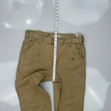 Carhartt Carpenter Trousers - 34W 30L Khaki Cotton