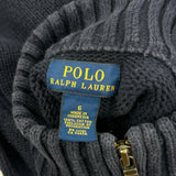 Age 6 Polo By Ralph Lauren 1/4 Zip - Small Navy Cotton