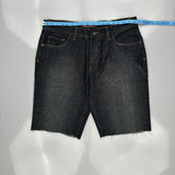 Unbranded Denim Shorts - 36W 10L Dark Wash Cotton