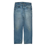 501 Levis Jeans - 30W 29L Light Wash Denim