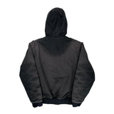 Faded Carhartt Jacket - Medium Black Cotton