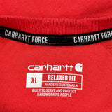 Carhartt T-Shirt - XL Red Cotton