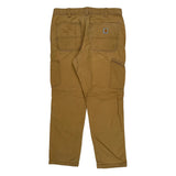 Carhartt Double Knee Carpenter Pants - 34W 30L Brown Cotton