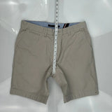 Tommy Hilfiger Chino Shorts - 33W 10L Gray Cotton