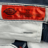 Dickies Cargo Shorts - 32W 10L Navy Cotton