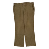 Izod Cord Trousers - 38″ Waist Brown Cotton