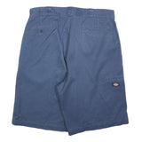 DICKIES Mens Shorts Blue Casual XL W38 Workwear Cotton Blend Straight Fit