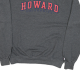 CHAMPION Mens Grey Howard University Crew Neck M Cotton Blend Sweatshirt