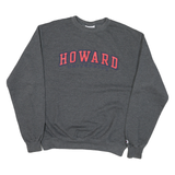 CHAMPION Mens Grey Howard University Crew Neck M Cotton Blend Sweatshirt