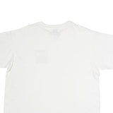 BYE-BYE Mens White Graphic T-Shirt XL Short Sleeve Crew Neck Casual Cotton
