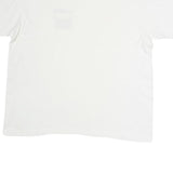 BYE-BYE Mens White Graphic T-Shirt XL Short Sleeve Crew Neck Casual Cotton