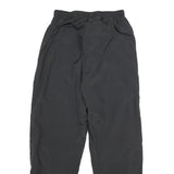 REEBOK Mens Joggers Black S W24 L29 Regular Tapered Fit Polyester Sportswear