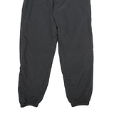 REEBOK Mens Joggers Black S W24 L29 Regular Tapered Fit Polyester Sportswear