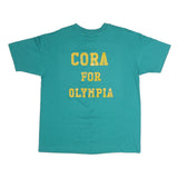 HANES Mens Green Keep Cora Graphic T-Shirt XL Short Sleeve Crew Neck Casual